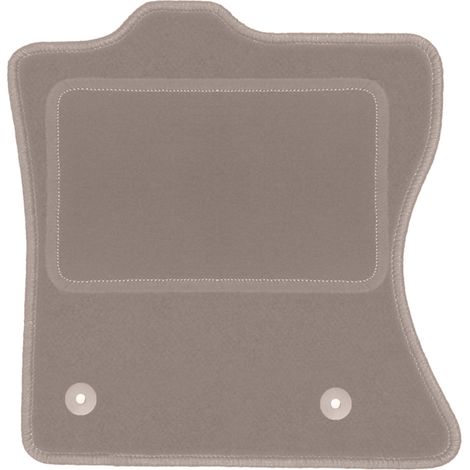 Tapis de sol conducteur en velours beige pour : Jaguar F-Pace SUV (2016-) (1/5)