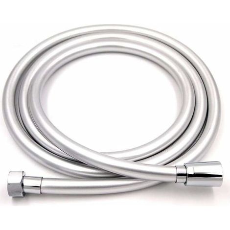 Flexible de douche en laiton de 2 m pour douchette et installation dans la salle de bain, adapté au remplacement pratique dans les installations sanitaires.-AquaForge (1/5)