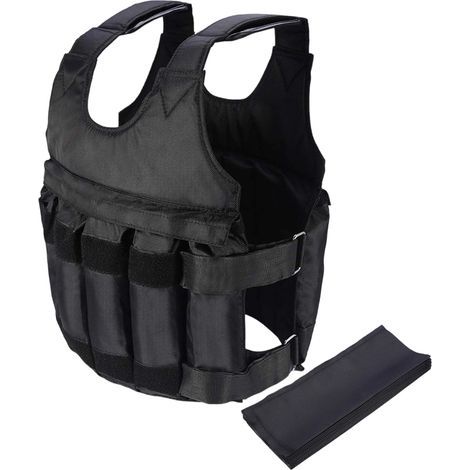 Gilet Lesté - 50 Kg Max - Réglable - Pour Fitness Musculation Cardio - 1 Pièce (1/5)