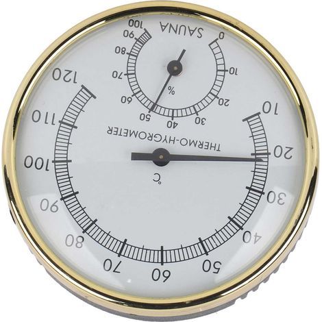 Saunathermometer und Hygrometer, digitales 2-in-1-Hygrometer für Werkstatt, Büro und Zuhause