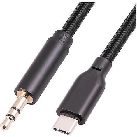 Câble audio auxiliaire USB-C vers 3,5 mm pour haut-parleurs et casque câble audio auxiliaire 3,5 mm câble stéréo USB Type-C vers casque 3,5 mm 2 m (1/5)