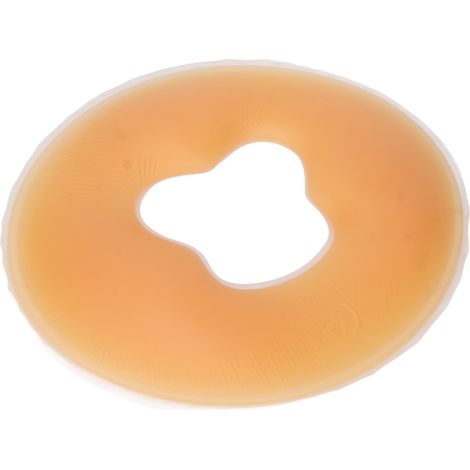 Coussin en silicone souple, confortable, réutilisable et lavable, creux et rond, pour un massage relaxant du visage. (1/5)