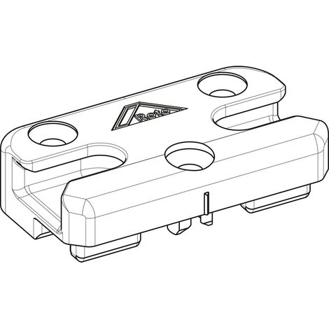 ROTO NT/NX SH-Schließstück MVS PVC 13V mit Boden KBE/KÖMMERLING/TROCAL Zink (1/3)