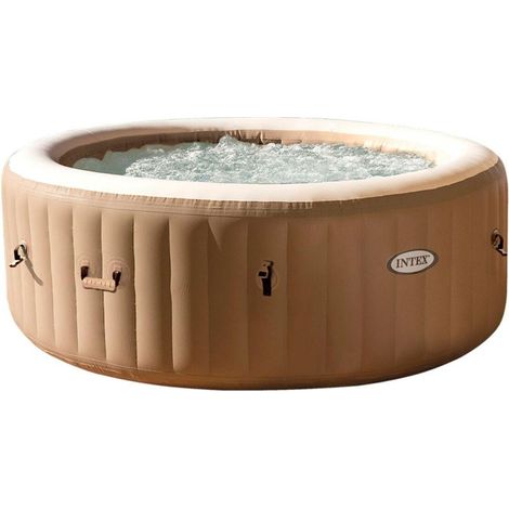 Intex 28426 Whirlpool Pure SPA Bubble Massage 196x71 cm aufblasbar 4 Personen