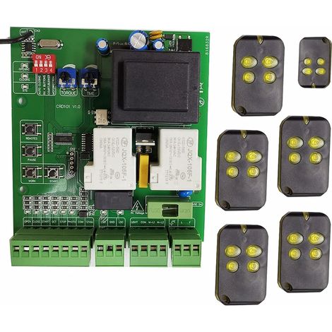 Carte Électronique De Carte De Circuit De Circuit De Carte De Moteur De La Porte for Ouvre-Portes Coulissantes 110V Ou 22 0V AC Maquette(6 Remote) (1/5)