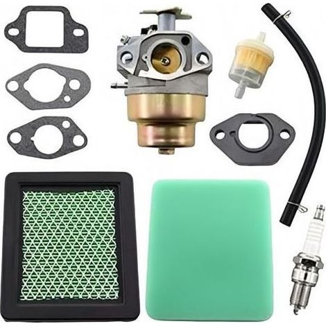 Carburateur pour tondeuses à gazon et moteurs Honda GCV160 et GCV190, accessoires de carburateur, kit de carburateur GCV 160, 10 en 1, filtre à air, bougies d'allumage adaptées à la tondeuse à gazon 1 (1/4)