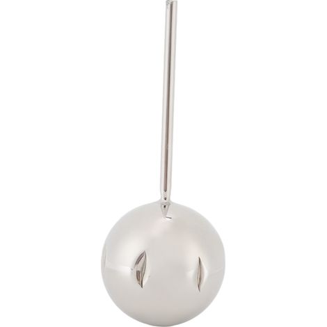 Aérateur de douche à vin sphérique en acier inoxydable 304, finition argent poli raffinée, aérateur de douche à vin innovant pour bar à domicile (1/5)
