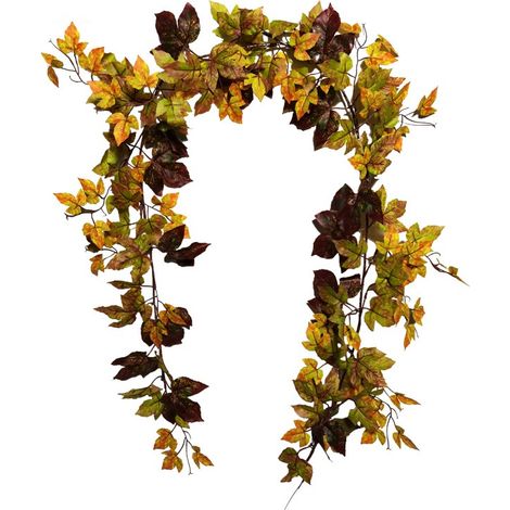 Fausse gomme automne feuille d'érable douce vigne grimpante Halloween fleur artificielle décorative (1/5)