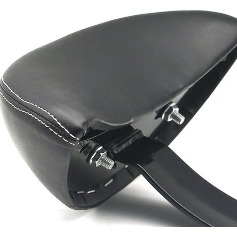 Rückenlehne aus PU-Leder für E-Bikes, Soziussitz mit Metallstrebe und weichem Schaumstoffkissen (1/5)
