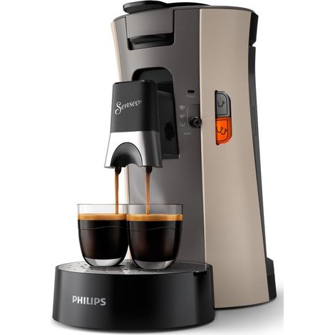 Philips – Cafetière à dosettes SENSEO Select – Technologie Booster d'arômes – Préparation rapide en moins d'une minute – Économie d'énergie