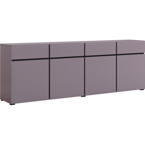 Buffet 4 ante 4 cassetti Lilia viola 78,5cm (1/5)