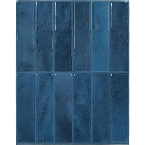 Azulejo Rectangular 10 pcs Azul 29 x 23 x 0,08 cm vidaXL