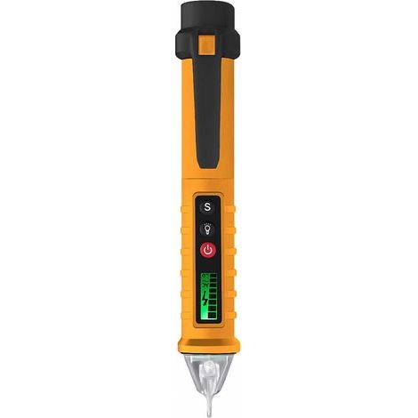 Testeur électrique Pen Digital AC/DC Détecteur de tension Test de câble d'alimentation non contact (1/3)