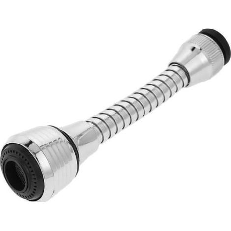Aérateurs,Buse de robinet de cuisine Flexible, 2 Modes 360 rotatif aérateur barboteur économie d\'eau buse haute - Type WHITE (1/4)