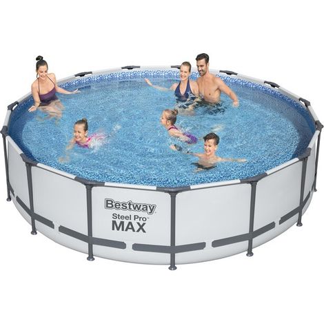 PISCINA STEEL PRO MAX C/TELAIO E ACCES D 457X107 56488