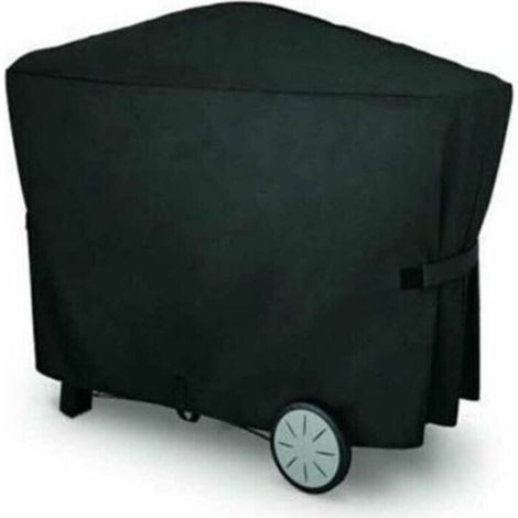 Housse Barbecue Gaz, Bâche Barbecue 112.4X64.1X95.6Cm, Housse Protection Barbecue Exterieur, Tissu Étanche Protection Solaire, BBQ Couverture pour Weber, Noir (1/5)