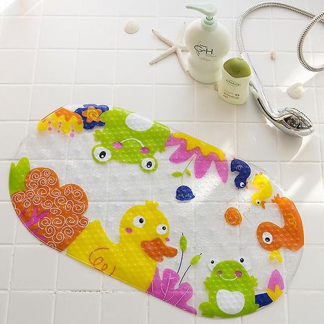 tapis De Bain De Canard Japonais Monobloc, Tapis De Bain Pour Bb 69 38 Cm, Apparence Mignonne, Tapis De Bain Antidrapant, Dessin Anim, Tapis De B (1/5)
