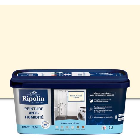 Ripolin Pintura Anti-Humedad Satinada Blanco Roto 2.5L (1/5)