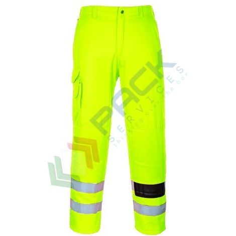 Pantaloni ad Alta Visibilità Gialli Portwest Combat Giallo 4XL (1/2)