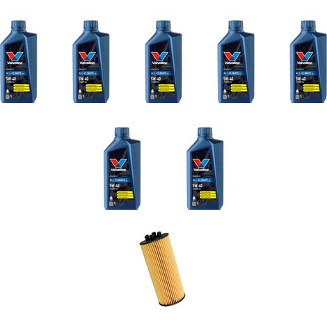 Kit filtro olio e 7L compatibile con Renault Laguna III 2.0 dCI 110kw dal 2007 (1/2)