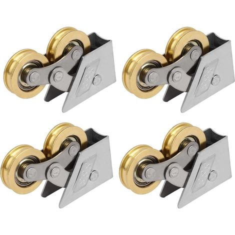 Rouleaux doubles de 1,1 pouce x 0,34 pouce, 4 pièces pour fenêtre (f4f12c49199bb83780bf4b99db7b6d3e) (1/4)