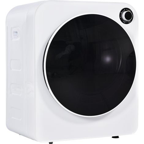 Sèche-linge Mural 3kg 830W Blanc 5 Programmes Triple Filtre Protection Surchauffe Silencieux (1/5)