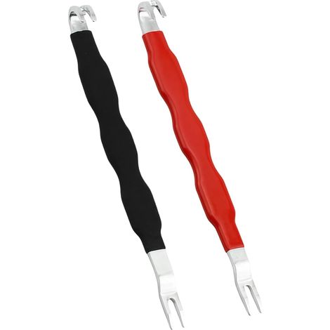 2PCS Extracteur De Connecteur Électrique,Outil De Retrait De Connecteur,Séparateur À Double Extrémité pour Voiture,Extracteur Double Extrémité,Outils De Déverrouillage Universels Pour Prise De Voiture (1/5)