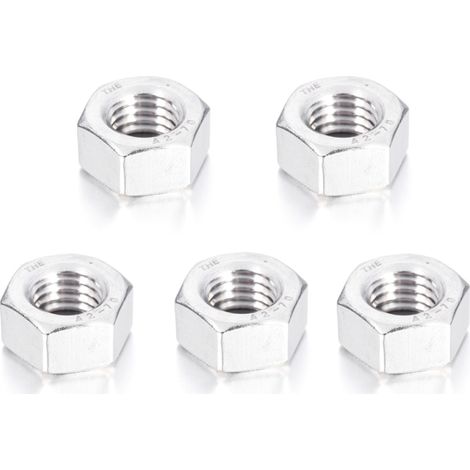 Tuerca hexagonal M12 – Acero inoxidable 304 A2 grado marino – DIN934 – Resistente corrosión – Para aplicaciones exteriores y náuticas (1/5)