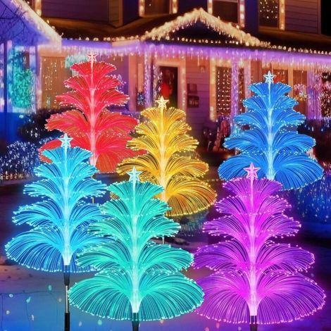 Waterproof IP65 Solar Flame Lamp, Garden Torch, Outdoor Solar Flame Lights, Decoration for Garden, Patio, Paths (4 Pack) (1/5)