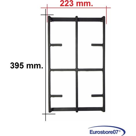 Griglia  ghisa brunita  cucina  aeg - zanussi   395 X 223  mm 140123002010 (1/4)