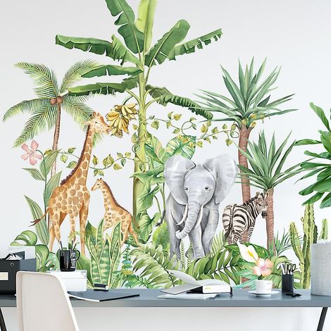 Ensemble de stickers muraux animaux de la forêt pour la décoration de la chambre d'enfant. (1/5)