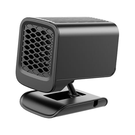 Calefactor portátil para coche de 12 V y 150 W, con soporte giratorio de 360°, descongelación y desempañado. (1/5)