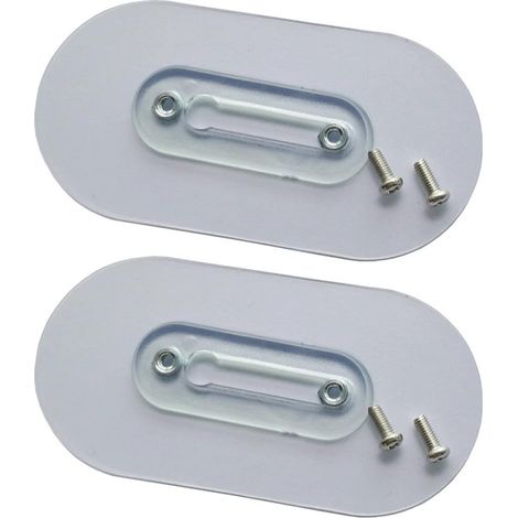 Lot de 2 clous auto adhésifs en plastique et alliage (1/5)
