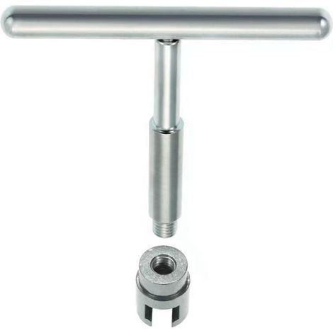 Outil de réparation de bosses de carrosserie, kit d'extraction de tôle, tige de traction manuelle professionnelle en forme de T et extracteur bleu de 18 pouces (1/5)