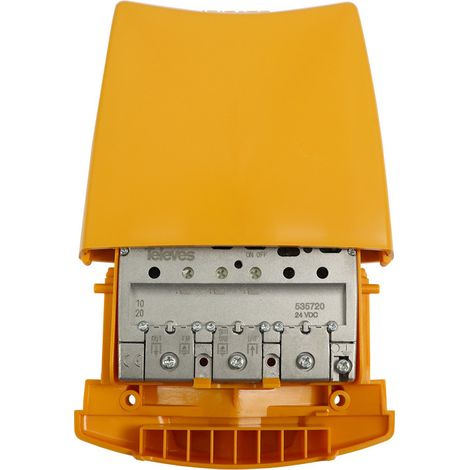 Preamplificateur 3 entrees fm 15db - biii 30db - uhf 41db Televes 535720