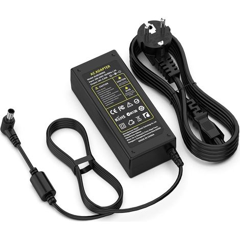 Alimentation 19V Chargeur Compatible avec LG Monitor 19" 20" 22" 23" 24" 27" 29" 32" 34" Samsung 22" 32" TV LED LCD Téléviseur écran Adaptateur Charger (1/5)