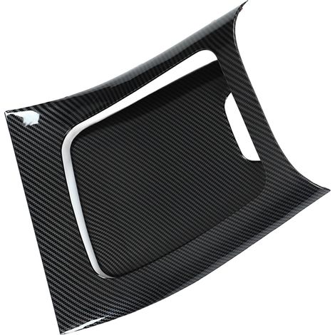 Habillage de style carbone pour console centrale et sélecteur de vitesses Mercedes‑Benz Classe C W206 LHD, 2 pièces (1/5)