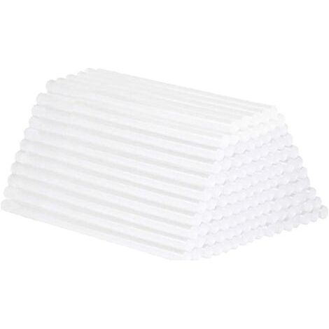 QORVA-Lot de 200 bâtons de colle universels transparents pour pistolet à colle, 7 x 100 mm, pour bricolage, artisanat, réparations et décorations de festival.