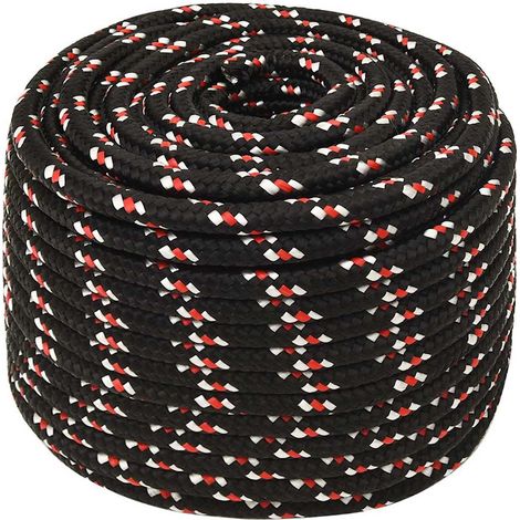 Corda Fune per barca Nera 12 mm 25 m in Polipropilene (1/5)