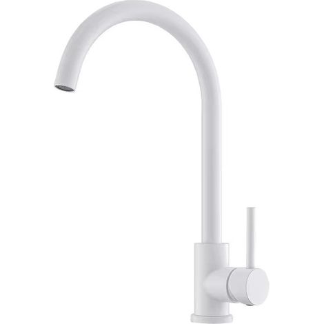 Robinet de cuisine 024 en laiton blanc collection Argolide (1/3)