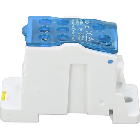 Boîte de jonction électrique 160A 690V bleue pour installation industrielle et distribution d'énergie (1/5)