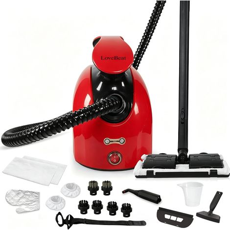 Nettoyeur vapeur multifonctionnel, nettoyeur vapeur domestique, adapté au nettoyage des sols, canapés, joints de carrelage, fenêtres et plus encore.