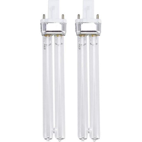 Lot de 2 lampes de désinfection ultraviolette UV de 11 W pour stérilisateur d'aquarium (AGE) (1/3)