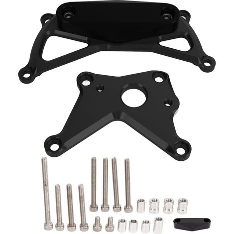 Cache-moteur noir pour moto Suzuki GSX-S1000 KATANA, en alliage d'aluminium, avec protection de cadre moteur et cache de protection contre les chocs. (1/5)
