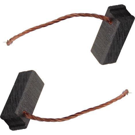 2x Trade-Shop Motorkohlen / Kohlebürsten / Schleifkohlen 8 x 8 x 17mm 12-24V für verschiedene KFZ-Motoren Rolltor Garagentor Antriebe Lichtmaschine