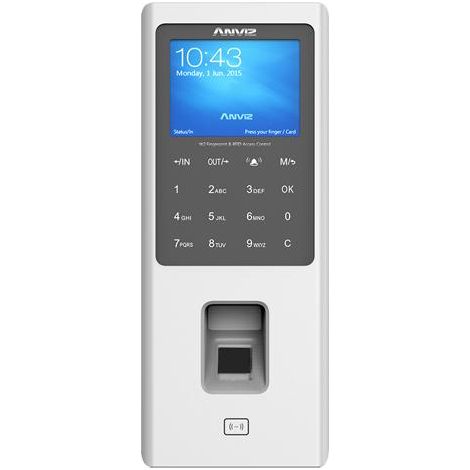 [GEBRAUCHT] Zugangskontrolle Zugangskontrollterminal Anwesenheit durch Code Fingerabdruckkarte durch USB und Ethernet RJ45