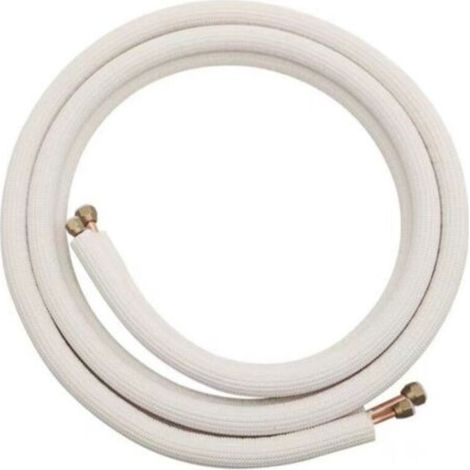 RACOR DOBLE TUBO LISTO PARA INSTALAR REFRIGERACIÓN M1 AIRE ACONDICIONADO 1/4 3/8 RACORES LISTO PARA MONTAR 3 METROS NF, Diámetro tubería (6+10) 1P3 m tubo cobre con tuerca (1/2)