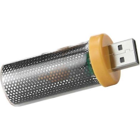Dynamische Flammenlampe, simulierter Kerzenglühfaden, USB-Ambientebeleuchtung für Fahrzeuginnenräume und Computer (1/5)