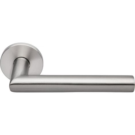 Béquille double sur rosace JADE slim inox poli bec de cane diamètre 19mm SL02 - HERACLES - B-INOX-SL02 (1/3)
