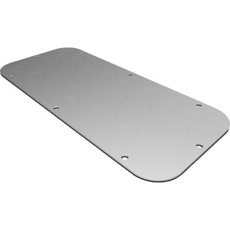 Rittal AX 2572.100 2572100 Flanschplatte (L x B) 149 mm x 339 mm Stahlblech Grau 1 St.